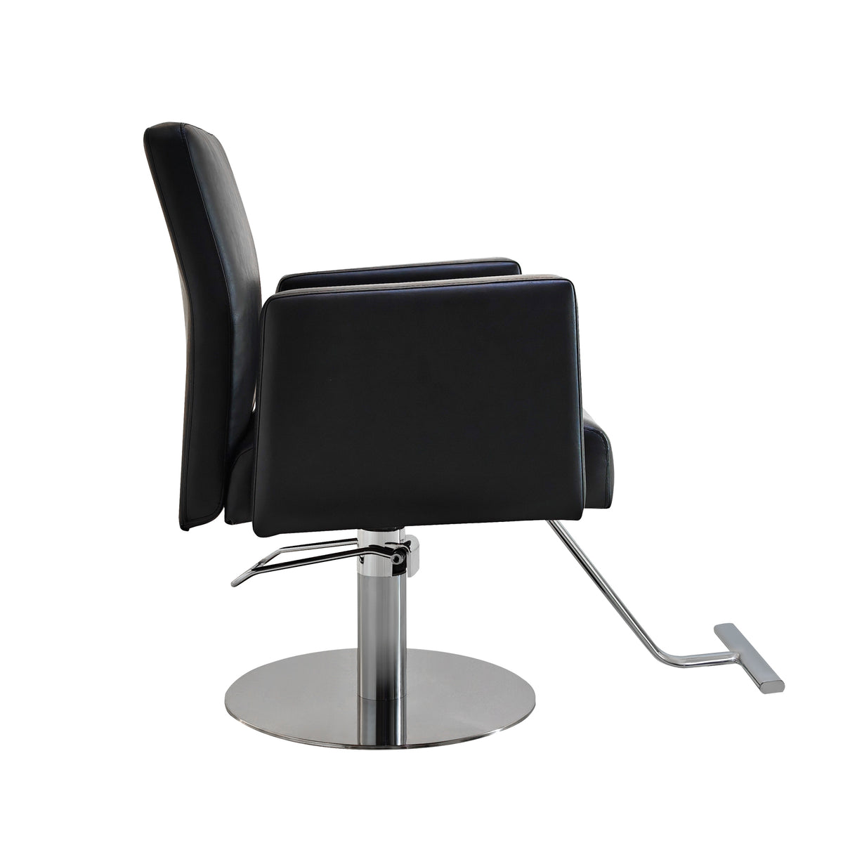 Comair Friseurstuhl BS Davos mit Hydraulikpumpe, Schwarz