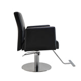 Comair Friseurstuhl BS Davos mit Hydraulikpumpe, Schwarz
