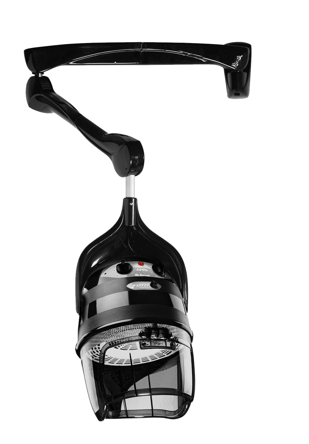 Ceriotti Trockenhaube Equator schwarz Wandarm 2 Geschw – Friseuroutlet