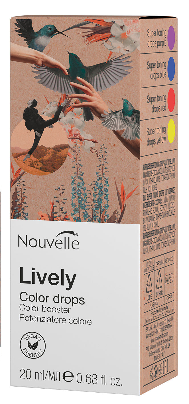 Nouvelle Lively color drops yellow 20m – Friseuroutlet