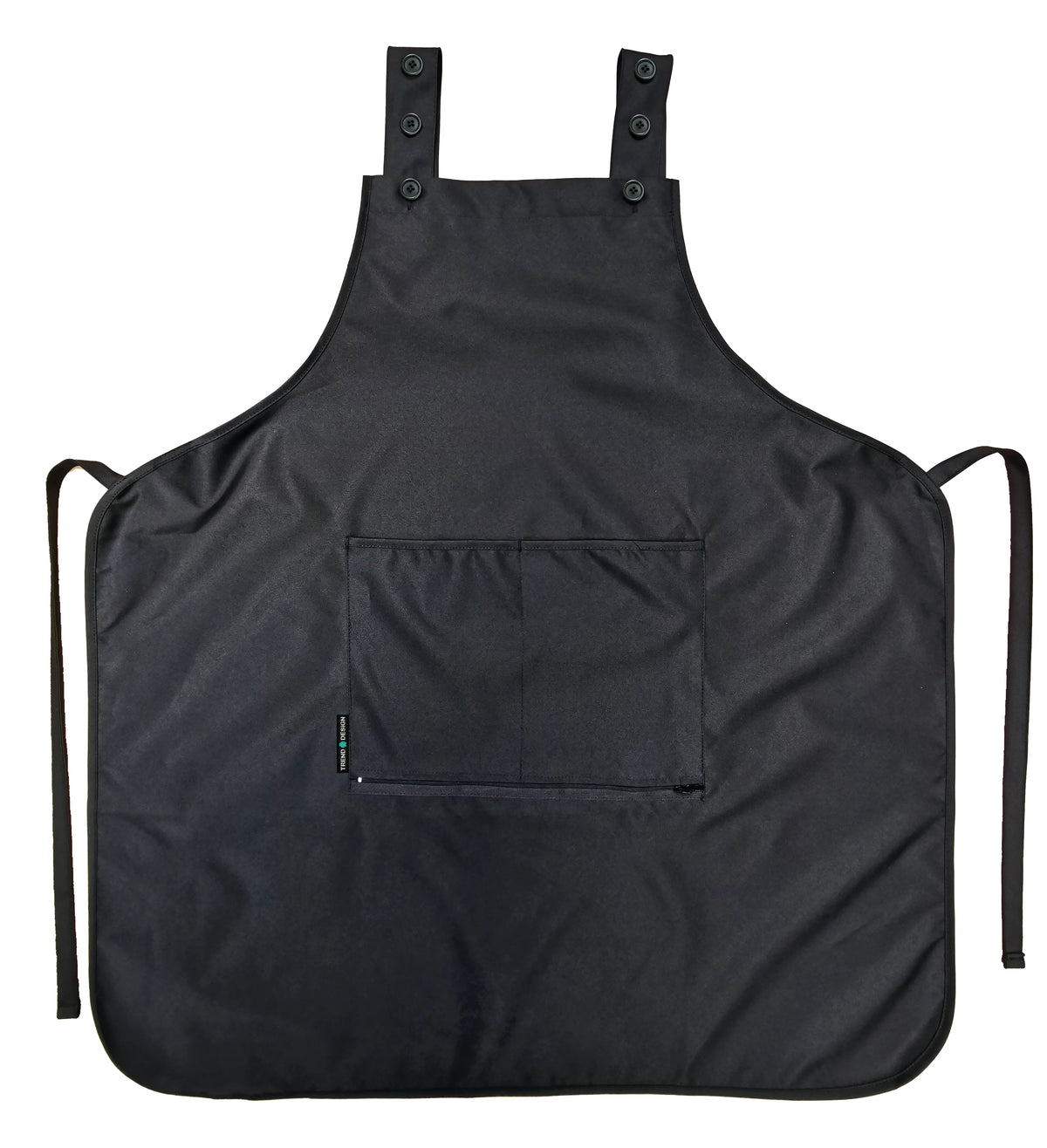 Trend-Design Färbeschürze Midi schwarz 83x88cm – Friseuroutlet
