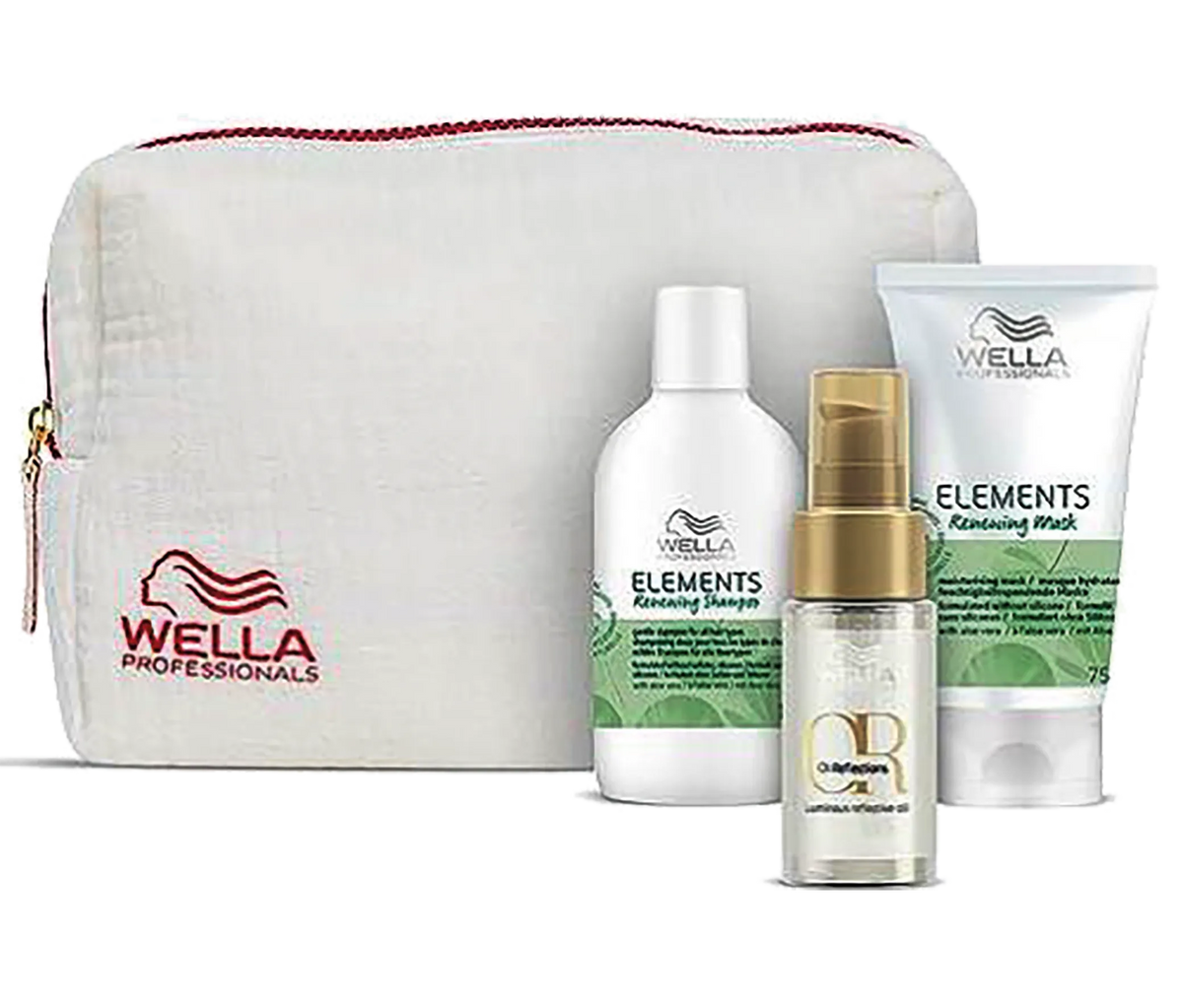 Wella Elements Travel Bag (Shampoo, Maske & Haaröl) – Friseuroutlet