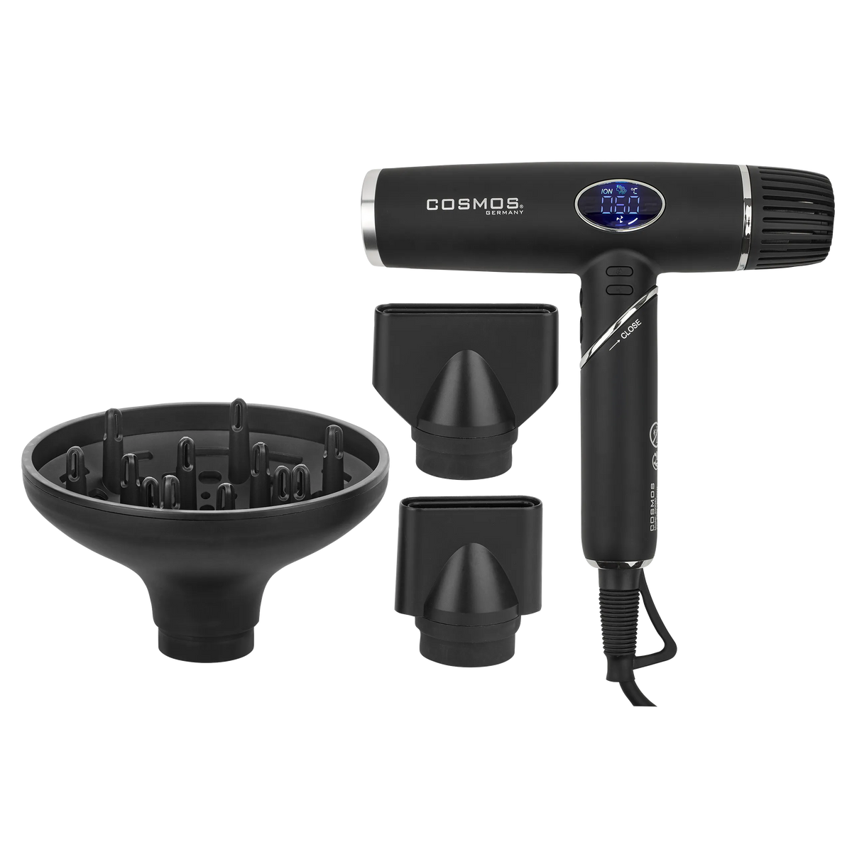 Cosmos Enterprise Haartrockner Schwarz – Friseuroutlet