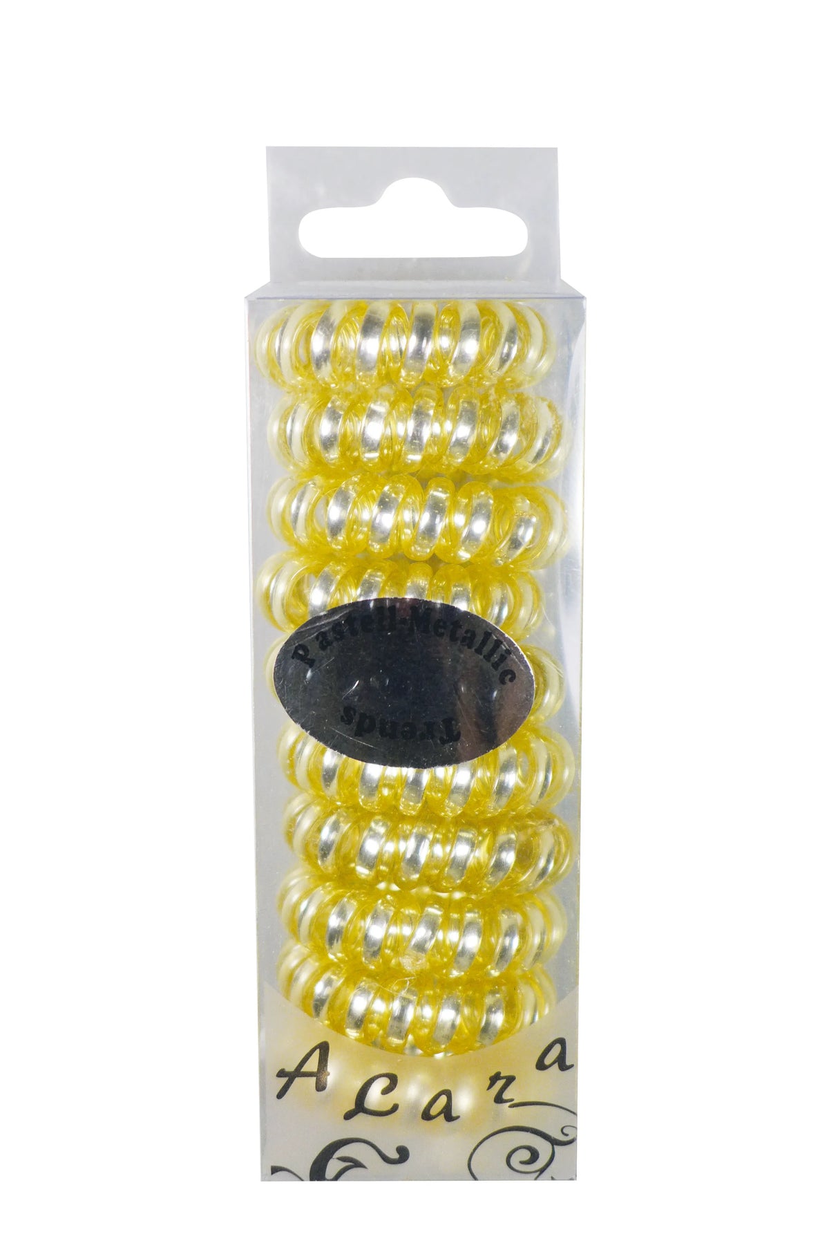 A&A Haargummi gold, Pastell-Metallic, 10er Telefonkabel