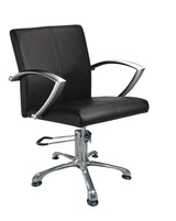 Comair BS Sylt Friseurstuhl schwarz mit arretierbarer Pumpe – Friseuroutlet