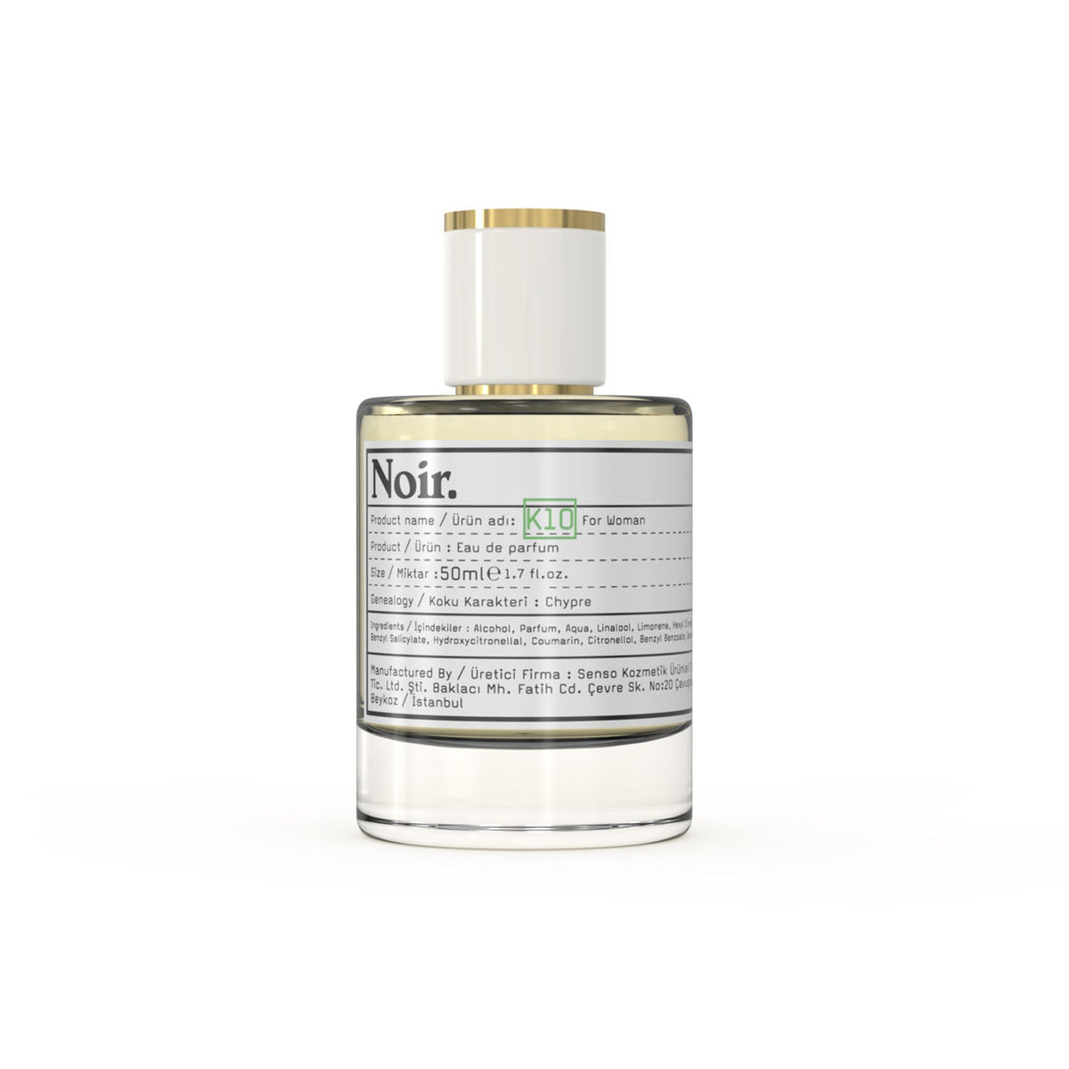 NOIR. K10 Parfum – 50 ml – Friseuroutlet