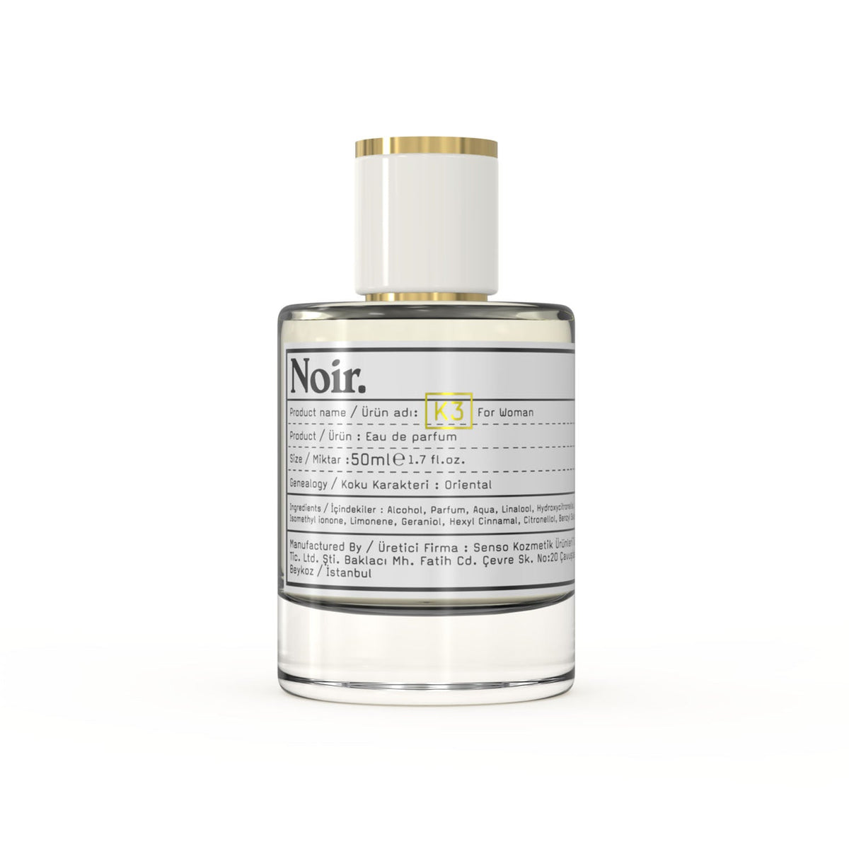 NOIR. K3 Parfum – 50 ml – Friseuroutlet