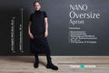 Trend-Design Färbeschürze Nano Oversize schwarz,94x107cm, Hair off Reißverschlusstasche