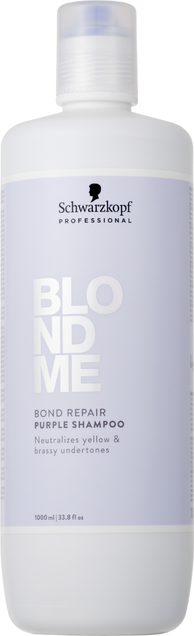 Schwarzkopf Professional Blondme Bond Repair Purple Toning Shampoo 1000 ml