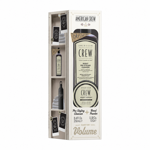 American Crew Men Boost Collection Duo – Boost Pre-Styling Cleanser + Boost Powder
