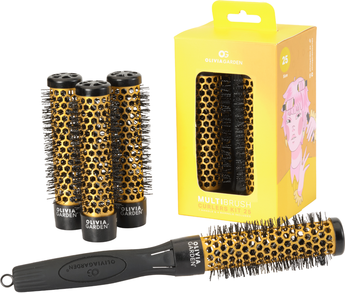 Olivia Garden Multibrush 4er Set mit