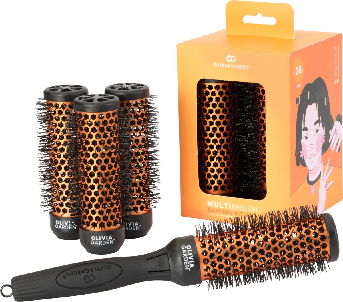 Olivia Garden Multibrush 4er Set mit