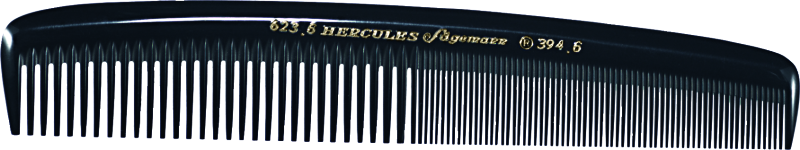 Hercules Sägemann Meisterkamm Styling 623-394 6 Herrenkamm Schwarzer