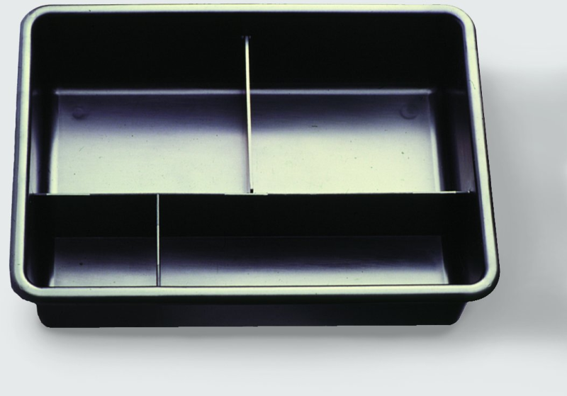 Efalock Arbeitskasten für Piccolo 84/5 mit 3 Fächern, schwarz